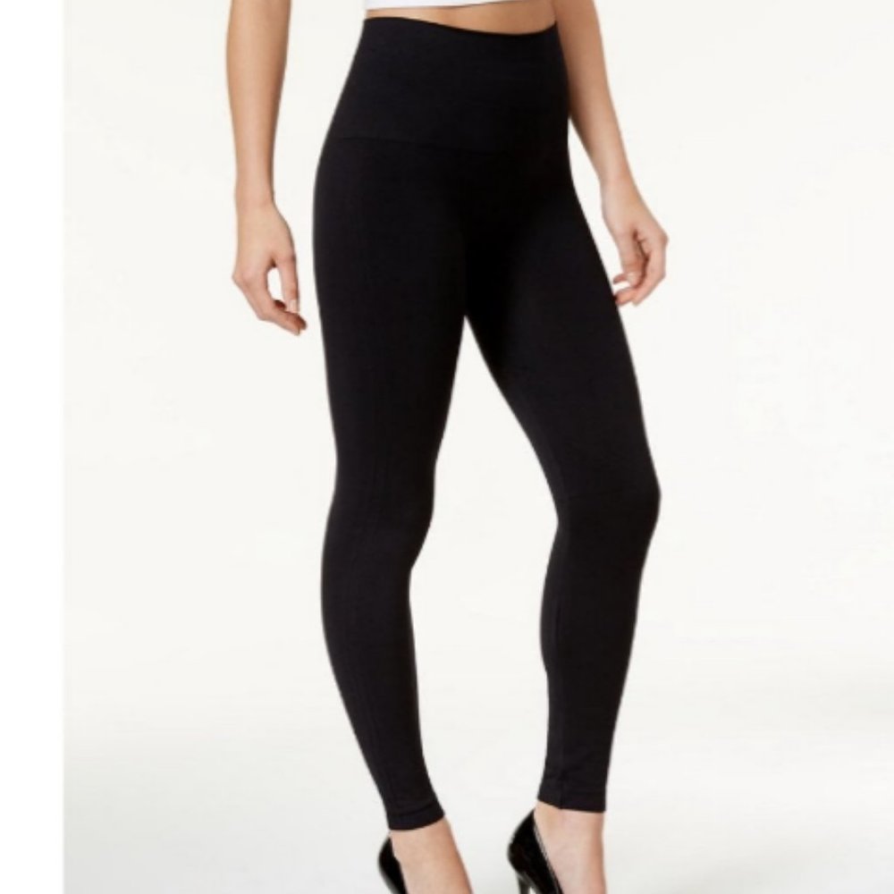 SPANX Look at Me Now Seamless Leggings VERY BLACK